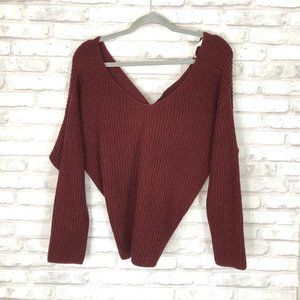 Astr Twist Back Sweater